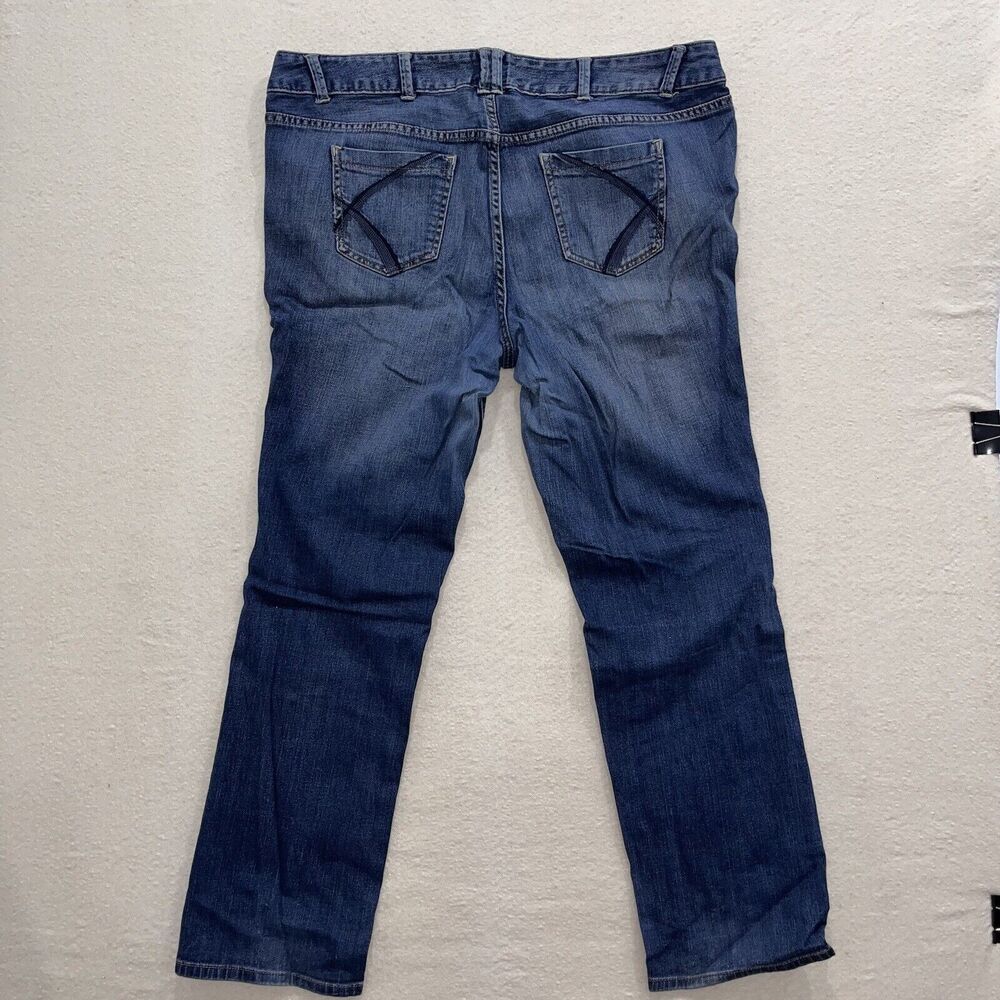 Lane Bryant Jeans Women's 24 Average High Rise Straight Stretch Denim